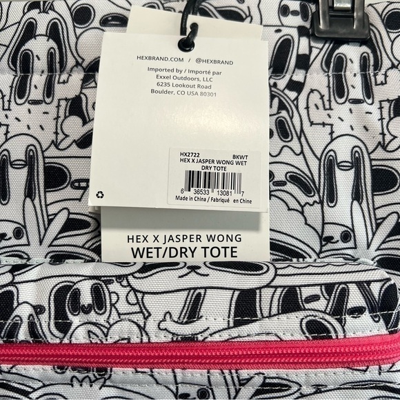 HEX X JASPER WONG WET
DRY TOTE, New with Tags - Picture 8 of 11